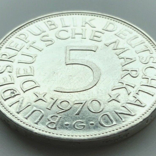 5 Deutsche Mark Silberadler 1970 G