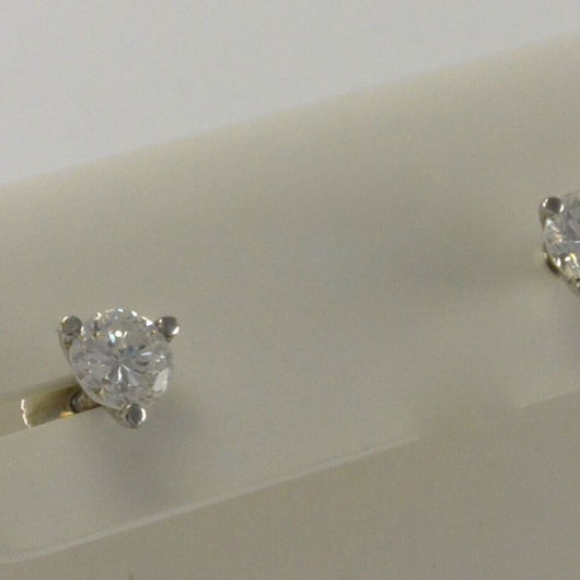 Brilliant Studs 585 14 carat white gold 0,20ct Solitaire