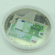 Laden Sie das Bild in den Galerie-Viewer, Farb-Medaille European Currency 100 Euro Schein Einführung 2002 Europa Ø 40 mm
