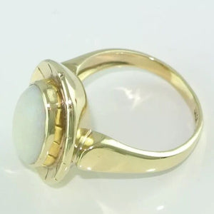 Vintage Damen-Ring mit Opal / 333er - 8 Karat Gold / Gr. 52 16,5 mm Ø