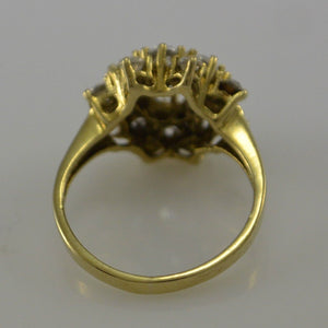 Vintage Damenring mit Zirkonia / 333er 8 Karat Gold 47 15,0 mm Ø *