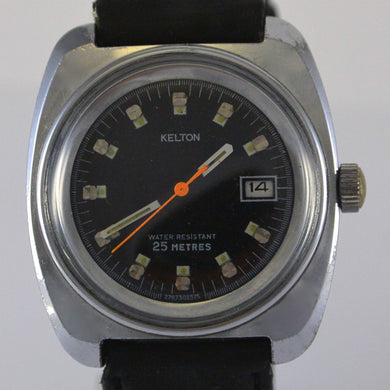 Kelton Handaufzug Uhr / seltenes Modell / 25 metres