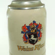 Laden Sie das Bild in den Galerie-Viewer, &quot;Weiss Rössl&quot; Vintage Bierkrug mit Zinndeckel 0,5 L
