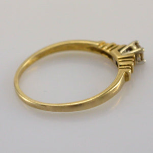 Vintage Damenring-Ring mit 0.30ct. Diamenten/ 585er 14 K Gold- 58 18,4 mm Ø *