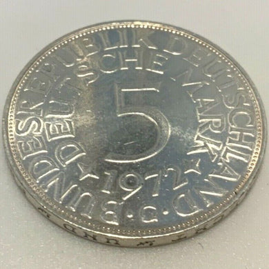 5 Deutsche Mark Silberadler 1972 G