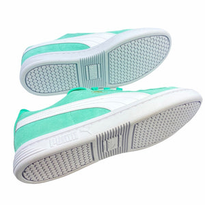 PUMA BISCAY GREEN WHITE GOLD 366574-06 DAMEN SNEAKER LEDER KNÖCHEL FREIZEIT