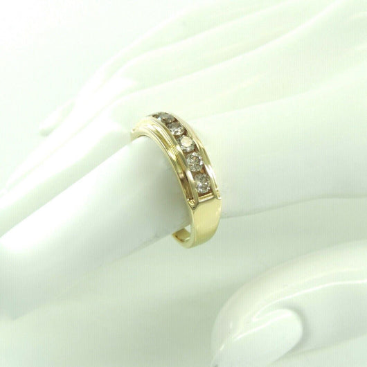 Vintage Damenring 585er 14 Karat Gold mit Diamanten ca. 0,70ct 63 20,0 mm Ø *