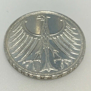 5 Deutsche Mark Silberadler 1970 J