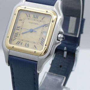 Cartier Panthera Quartz Herrenuhr Stahl & Gold 18 Karat Ref. 187957