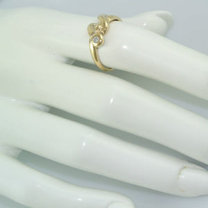 Vintage Damen Ring - Gelbgold 585er 14 Karat - mit „Brillant“ 56 17,8 mm Ø *