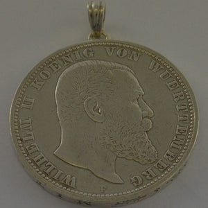 5 Mark Deutsches Reich Wilhelm II. König von Württemberg 1899 F