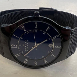 Skagen Denmark Herren Uhr Quarz Titanium Milanaiseband Ref: T233XLTMN