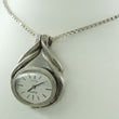 Laden Sie das Bild in den Galerie-Viewer, Vintage &quot;Ispra&quot; Taschenuhr Quartz mit 925er Silber Kette
