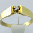 Laden Sie das Bild in den Galerie-Viewer, Vintage Ring mit 0.05 ct Diamant / 585er 14 Gold Karat 59 18,8 mm Ø *
