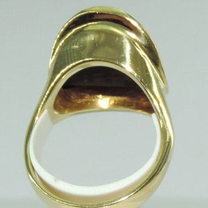 Damen Ring 750er Gold mit Rauchquarz & Brillianten ca. 0.30 ct - 58 18,4 mm Ø *