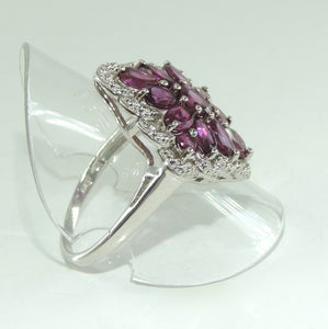 Damen Ring Amethyst 925er Silber 60 19,1 mm Ø