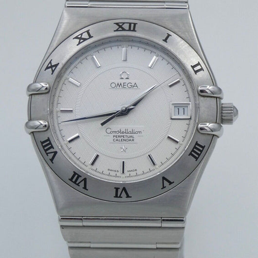 Omega Constellation Perpetual Calendar Quartz Herrenuhr Ref-15523000