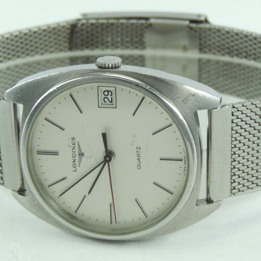 Vintage Longines Herren Armbanduhr / Quarz / Swiss