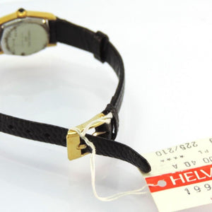 Helvetia Swiss Prestige Quartz Damen Armbanduhr vergoldet