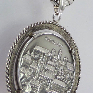 Kette mit Medaille Nürnberg Schmitt Sohn 1861 - 1961 Silber