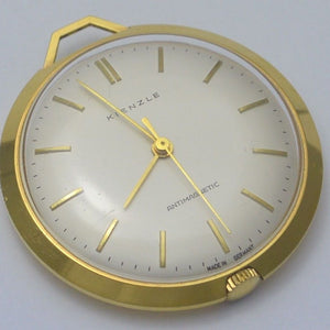 KIENZLE Antimagnetic - Taschenuhr ohne Kette / Handaufzug / vergoldet