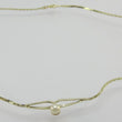 Laden Sie das Bild in den Galerie-Viewer, Vintage Collier &amp; Perle / 333er 8 Karat Gelbgold / ca. 44 cm
