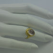 Laden Sie das Bild in den Galerie-Viewer, Vintage Damen Rosenquarz Gelbgold 333er 8 Karat 48 15,3 mm Ø *
