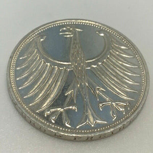 5 Deutsche Mark Silberadler 1971 F