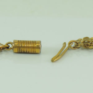 Antik Collier vergoldet mit Herz