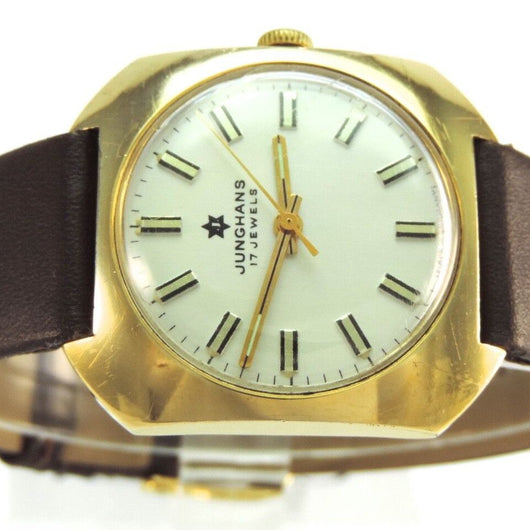 Junghans 17 Jewels Vintage Handaufzug Herren Armbanduhr