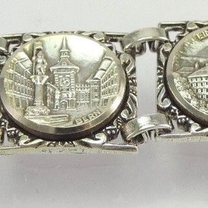 Vintage Armband Zürich Lausanne Bern Einsiedeln Grand St. Bernhard