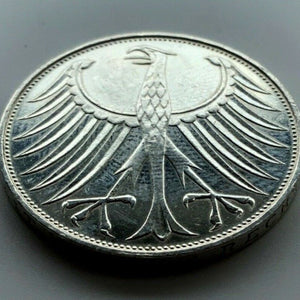 5 Deutsche Mark Silberadler 1971 D