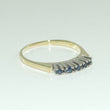 Laden Sie das Bild in den Galerie-Viewer, Vintage Damen Ring 585er Gelbgold mit Saphir ca. 0.10 ct -56 17,8 mm Ø *
