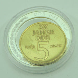 5 Mark XX. Jahre DDR 1969 / DDR 1949-1990 Outlay / Rotes Haus Berlin