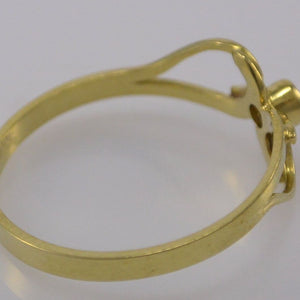 Damenring mit Zirkonia / 585er 14 Karat Gold 54 17,2 mm Ø *