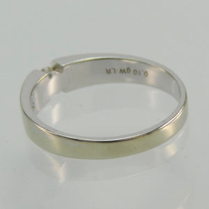 Christ Damen Ring mit 0.10 ct Diamant -585er 14Karat Weißgold - 54 17,2 mm Ø *