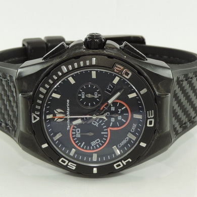 Technomarine Herrenuhr Quarz Chronograph Carbon Case Ref: 113001-13031526