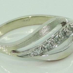 Damen Ring 585er 14 K Gold mit Diamanten ca. 0.35 ct - 53 16,8 mm Ø *