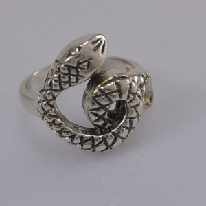 Silberring mit Schlange - Unisex / 925 Silber