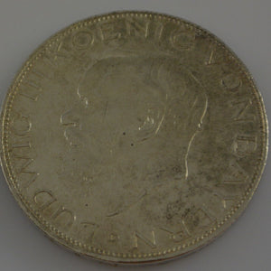 3 Mark Silbermünze dt. Kaiserreich 1914 D - Ludwig III. König von Bayern