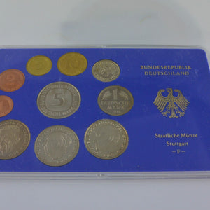 Kursmünzensatz BRD 1979 / F / PP / Mark, Pfennig