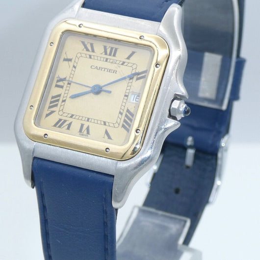 Cartier Panthera Quartz Herrenuhr Stahl & Gold 18 Karat Ref. 187957