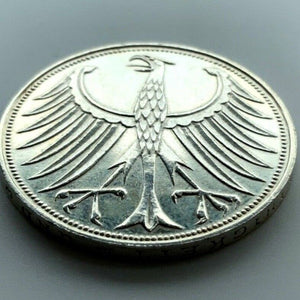 5 Deutsche Mark Silberadler 1951 D