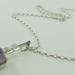 Laden Sie das Bild in den Galerie-Viewer, Vintage 925er Silber Damen Halskette &amp; Anhänger mit Amethyst 835er Silber
