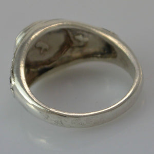 Unisex Ring Onyx / 925 Silber