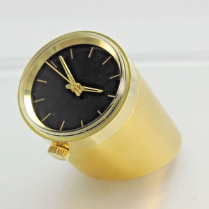 Vintage Paper Weight Watch Handaufzug Aufstelluhr