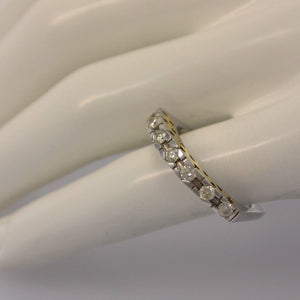 Vintage Damenring mit Diamanten 0,60 ct. / 750er 18 Karat Gold - 55 17,5 mm Ø *