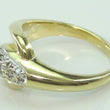 Laden Sie das Bild in den Galerie-Viewer, Vintage Damen Ring 585er Gold mit Diamanten ca. 0.15 ct - 52 16,5 mm Ø
