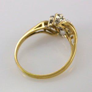 Vintage Damenring mit Zirkonia / 333er 8 Karat Gold *