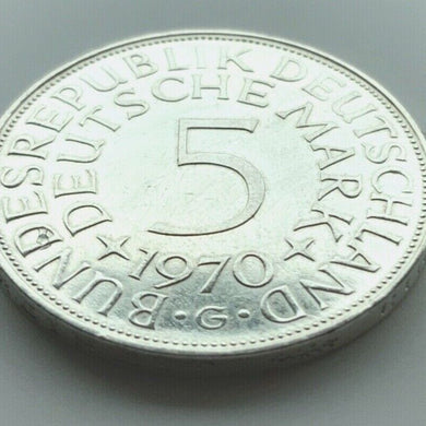 5 Deutsche Mark Silberadler 1970 G